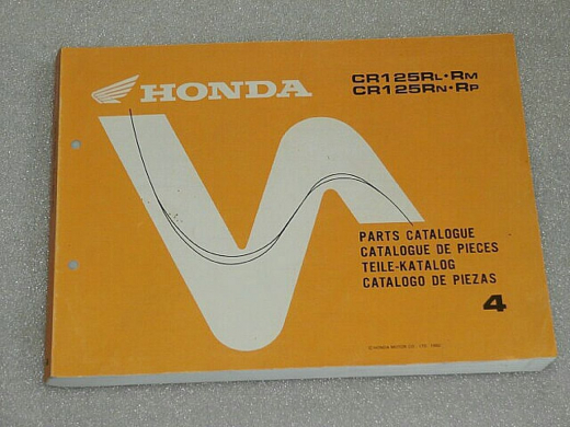 Honda Ersatzteilkatalog CR125RL - RP,13KZ4L44