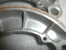 CB750K FOUR, CB650, CB650C Bremsbelagsatz hinten ORIGNAL 43120300010