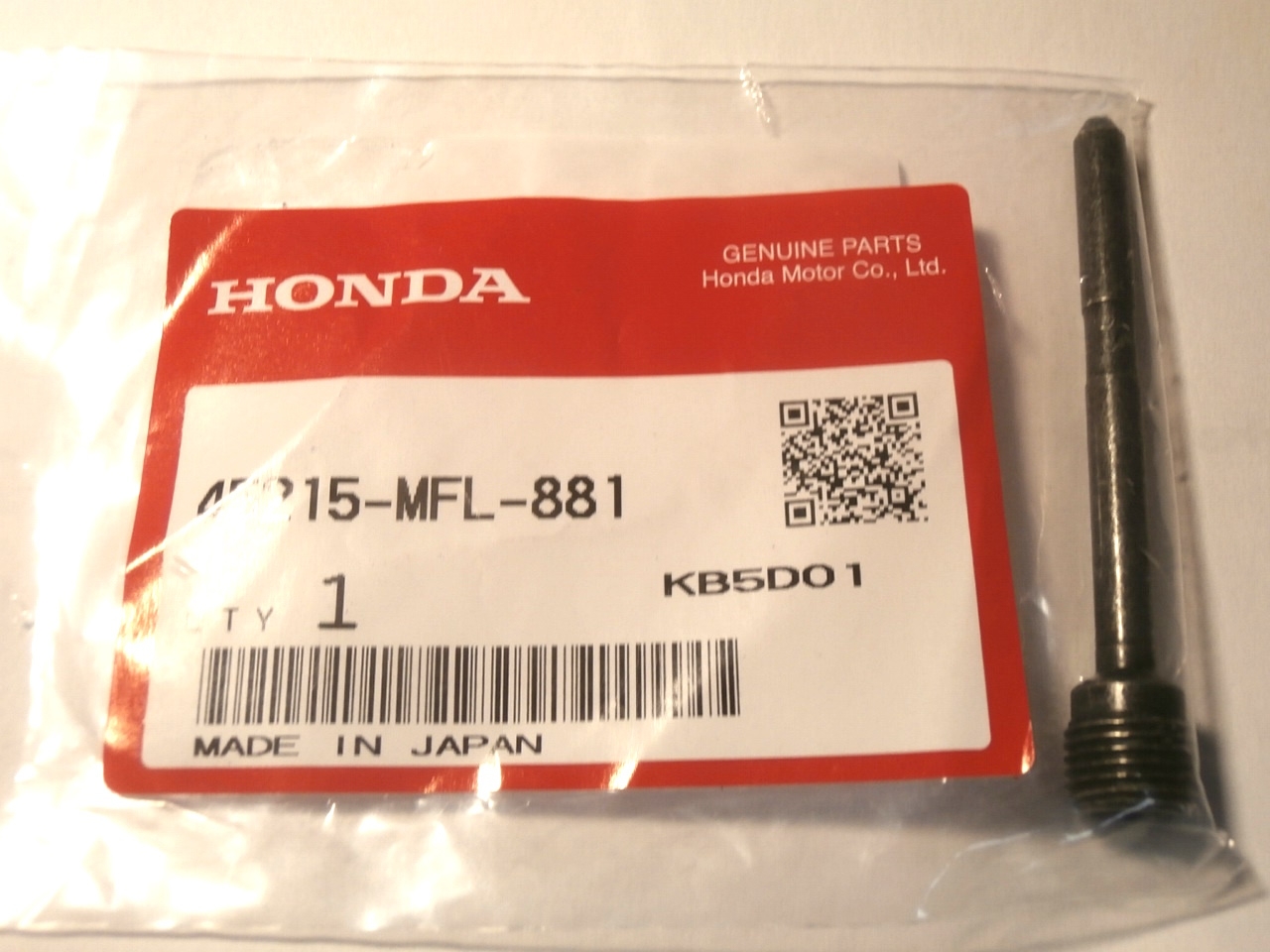 Gleitstift Bremse vo., 45215MFL881, CBR1000RR, CBR600RR