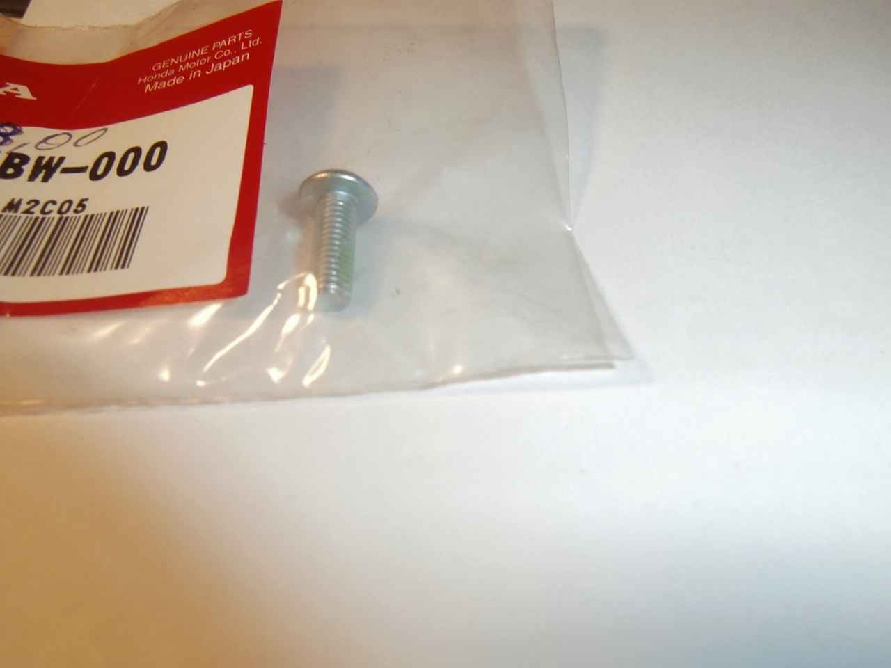 CB,CBR,NC,VFR Fußrastenschraube 5 x 14,90118MBW000