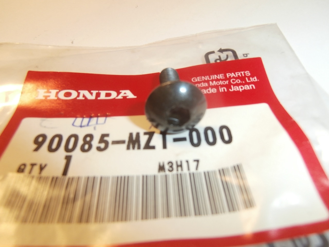 Spezialschraube 6 x 17,90085MZ1000, CB,CBR,VFR,VTR