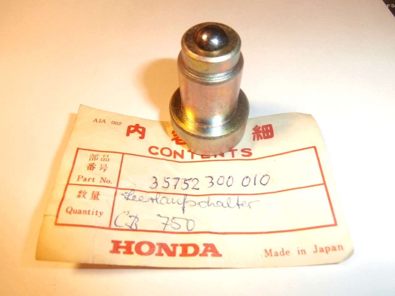 Leerlaufschalter CB750K / F FOUR, GL1000,35752300010