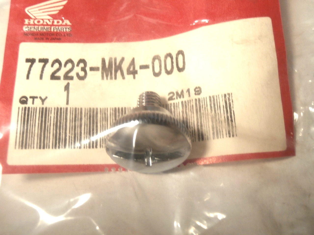 GB500, XBR500 Schraube Seitendeckel,77223MK4000