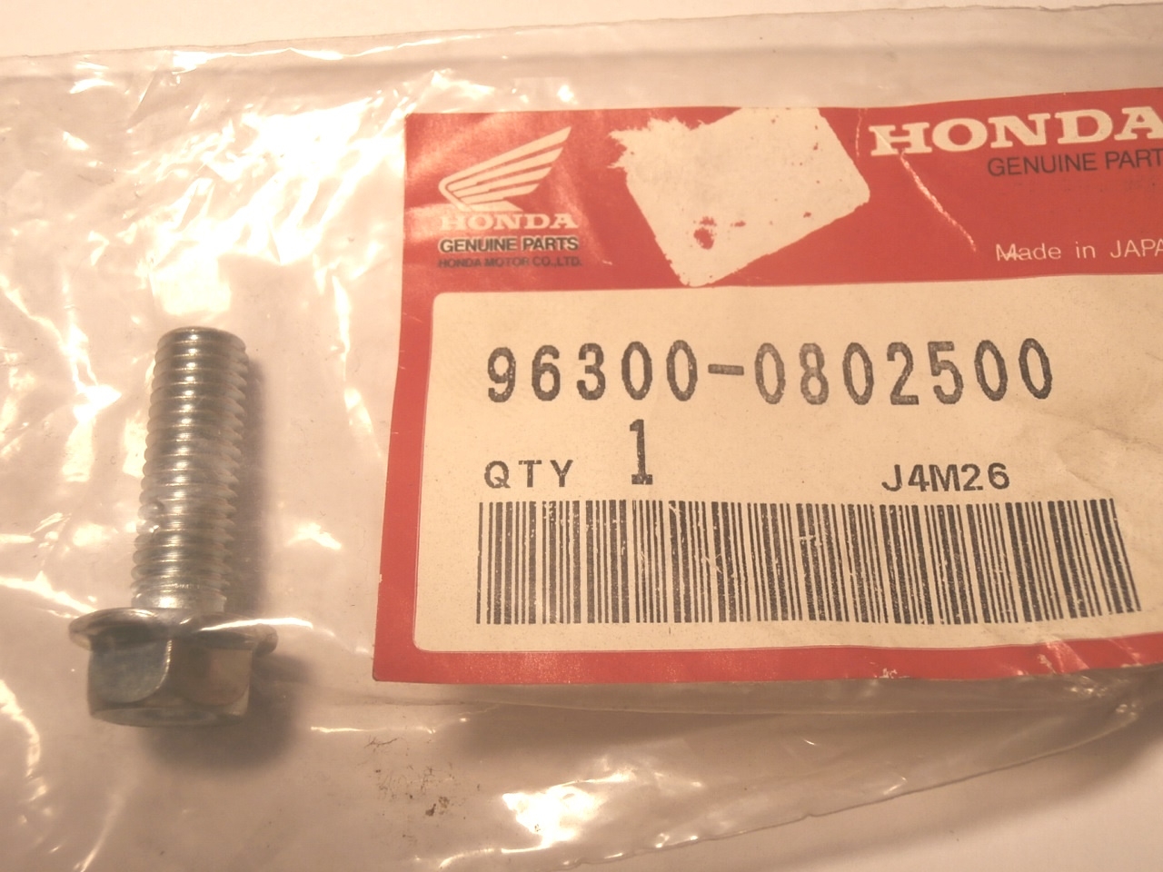 Bundschraube 8 x 25,CR,CRF,CRM,TRX,XR Schaltpedal u.a.,963000802500