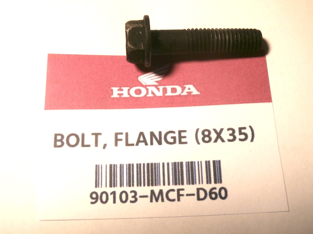 Schraube Ausp. Flansch CBR,VTR,90103MCFD60