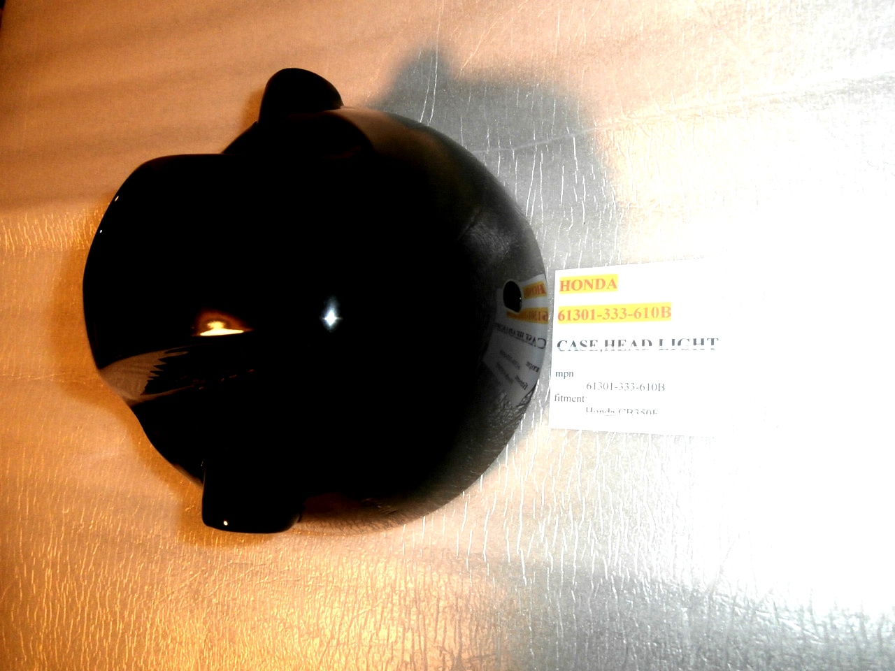 CB350F Scheinwerfergehäuse Stahlblech,61301333610B