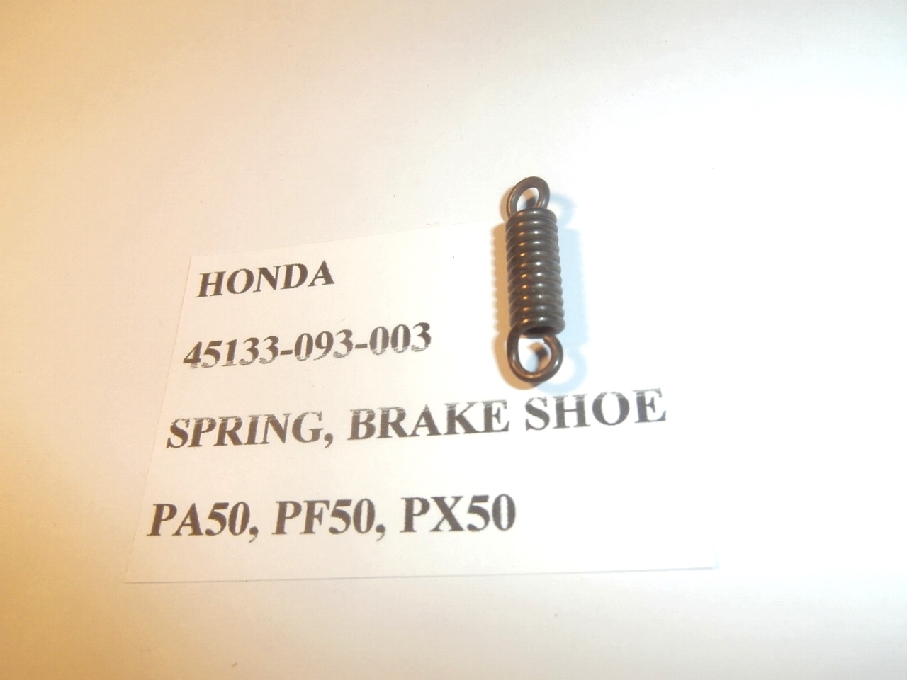 PA50,PF50,PX50, Feder Bremsbelag,45133093003