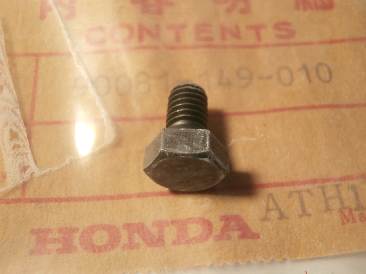 Nockenwellenschraube 6 x 10 CB,CBR,CRF,XL,XR,90081149010