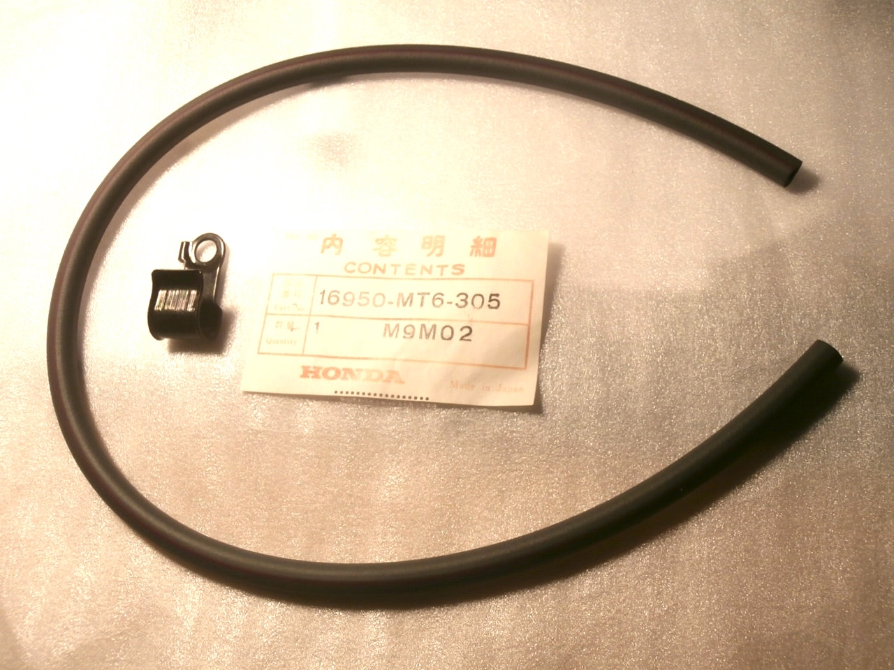 CBR500F/PC20,CBR600F / PC19/23, Ablaufschlauch Benzinpumpe,16950MT6305